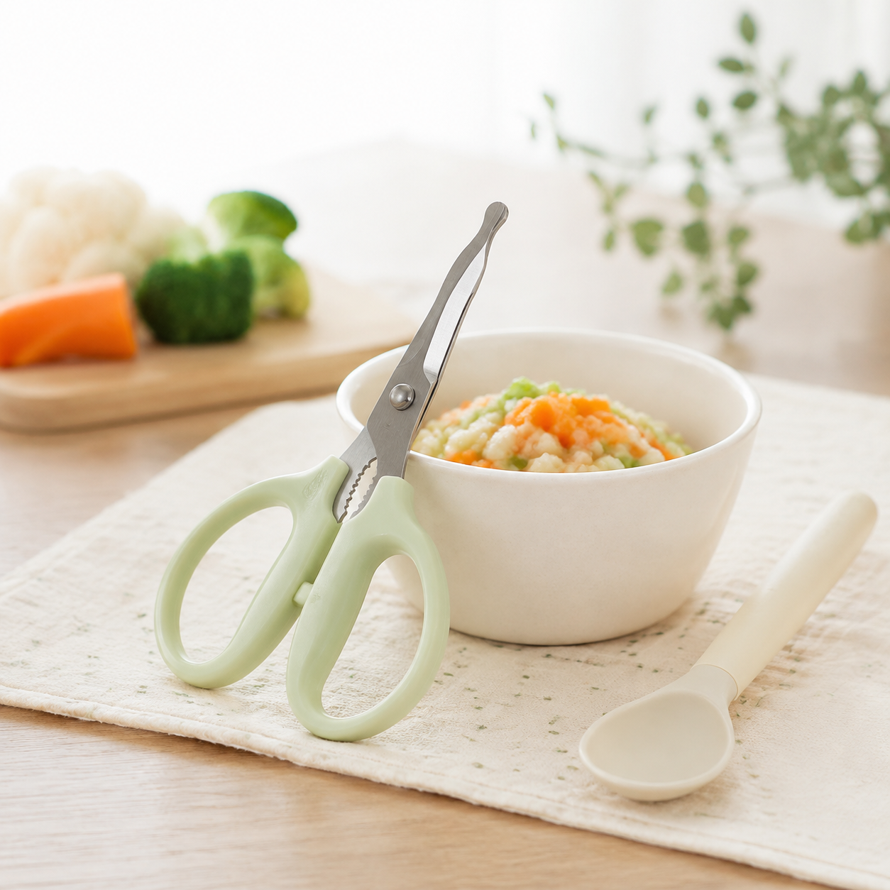 離乳食用はさみの比較イメージ